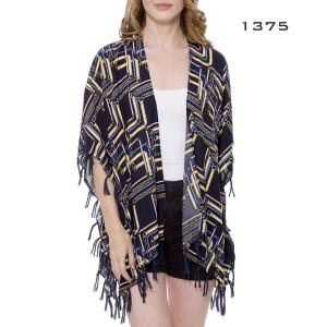 Wholesale 1375 <p> Tasseled Summer Coverup Kimonos<p>CLEARANCE SALE