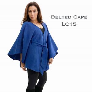 Wholesale LC15Luxury Wool Feel Capes with Belt