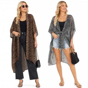 Wholesale 9954 <p>Leopard Print Kimono