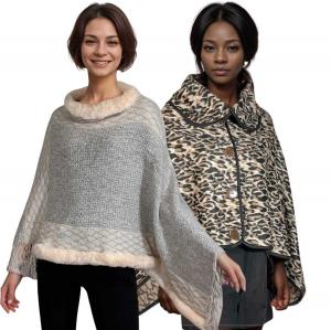 3527<p>Assorted Autumn/Winter Ponchos