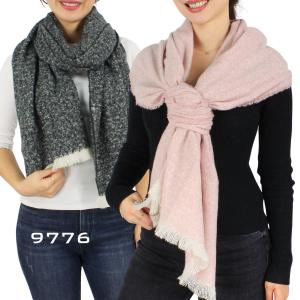 Wholesale 9776  Town and Country Mottled Weave Scarves