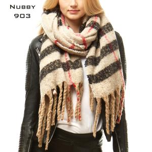 Wholesale 903<p>Nubby Weave Scarves