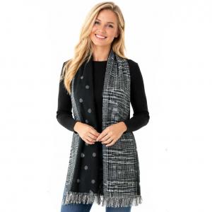 Wholesale 4004 <p> Plaid to Dots Scarf/Wrap