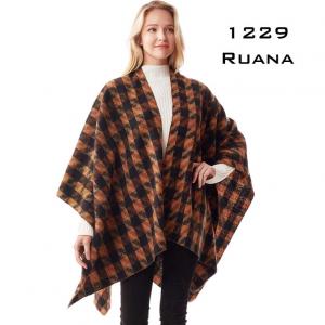 1229 - Ruana Check Plaid