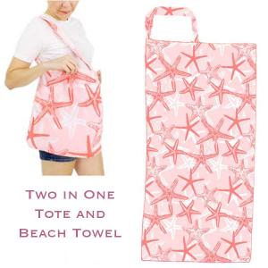 Wholesale 3630Two in One Beach Towel Tote Bags