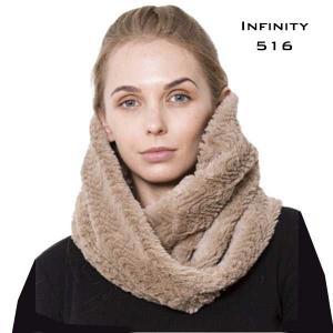 Wholesale 516 <P>Faux Fur Infinity