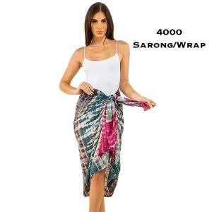 Wholesale 4000 <p> Tie Dyed Sarong/Wrap