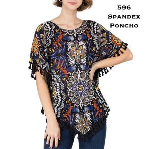 596 <p> Spandex Ponchos