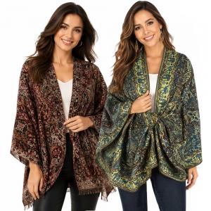 Wholesale 3693 <p> 
Elephant Print Woven Shawls