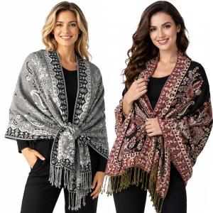 Wholesale 3695
Woven Paisley Shawls
