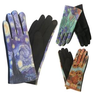 3709 <p>Art Design Touch Screen Gloves
