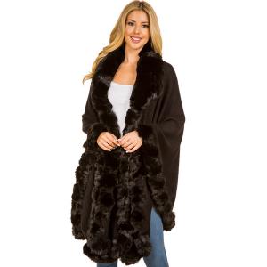 Wholesale 4214 - Fur Trimmed Cape