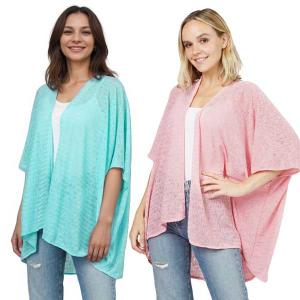 Wholesale 10562 <p> Drapey Knit Kimonos