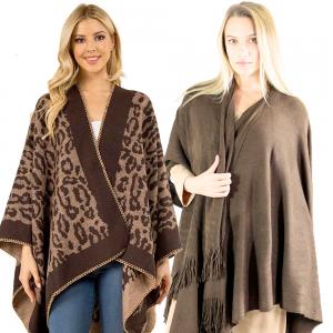 Wholesale 3818- Assorted Autumn Capes and Coverups