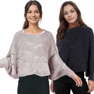 4271
Sweater Ponchos with Sleeves