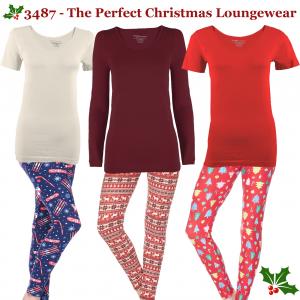 Wholesale 3487The Perfect Christmas Loungewear