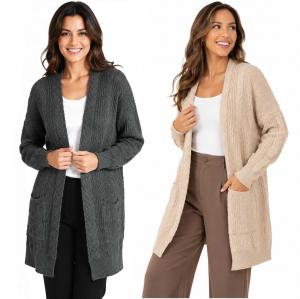 Wholesale 5120 
Cable Knit Cardigans