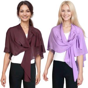 3917 
Georgette Pull Through Loop Wrap