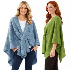 Wholesale 3921<p>
Waffle Weave Loop Capes