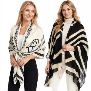 3930 - Lightweight Viscose Wraps