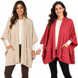 Wholesale 301 - Oversized Cape with Pockets