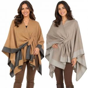 Wholesale 305 
Two Tone Loop Capes