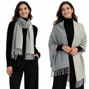 Wholesale 1689
Double Sided Cashmere Feel Shawls