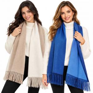 1689
Double Sided Cashmere Feel Shawls
