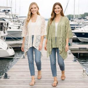 4337 - Chenille Knit Kimono