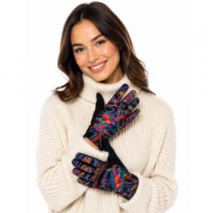 Wholesale 3890 - Embroidered Gloves