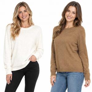 2786 
Round Neck Wool Blend Sweaters