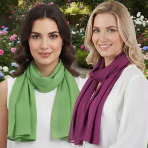 Wholesale 677<p>Georgette Scarves