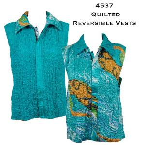 4537 <p> Quilted Reversible Vests