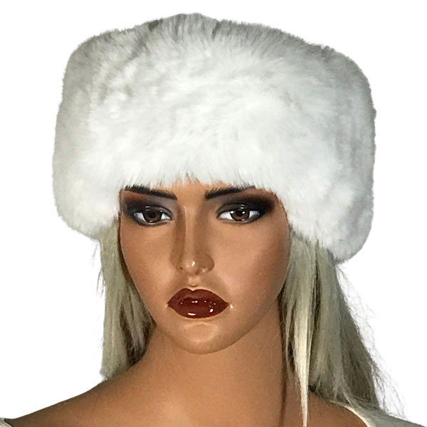 LC20013 - Faux Fur Headbands Light Grey<br> Faux Rabbit Fur Headband - One Size Fits Most