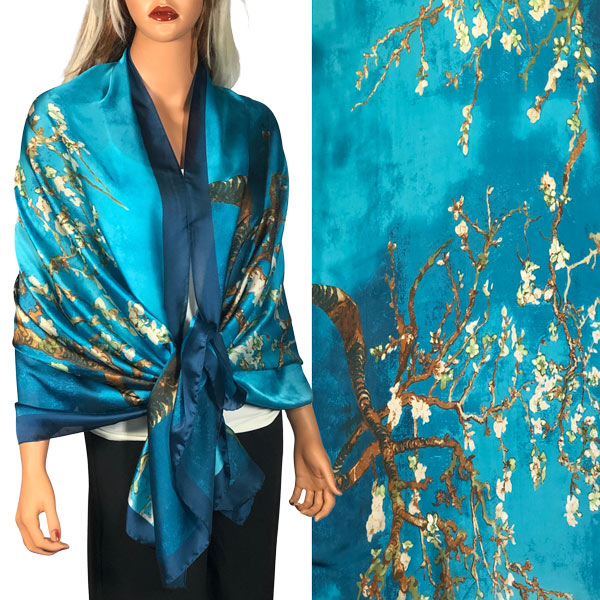 2995 - Boutique Charmeuse Shawls #56 Sunflowers<br>
Boutique Charmeuse Shawl - 