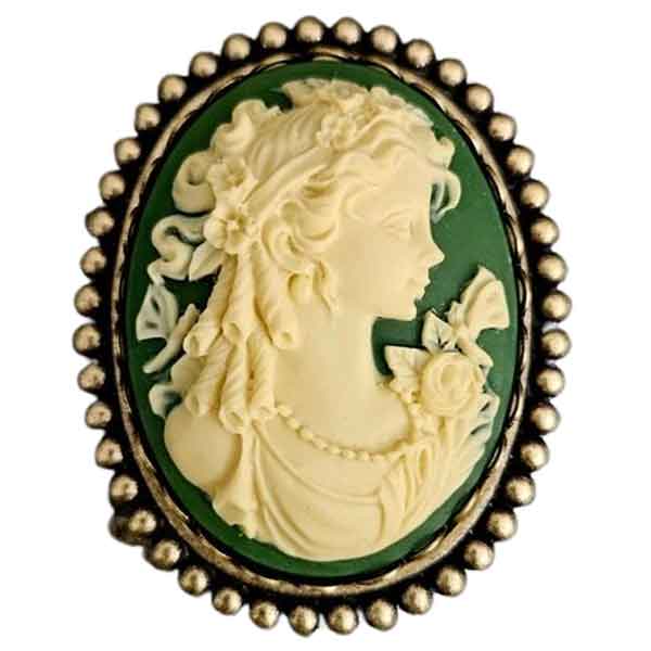 2997 - Artful Design Magnetic Brooches AD-015GE - Cameo Grey - 2