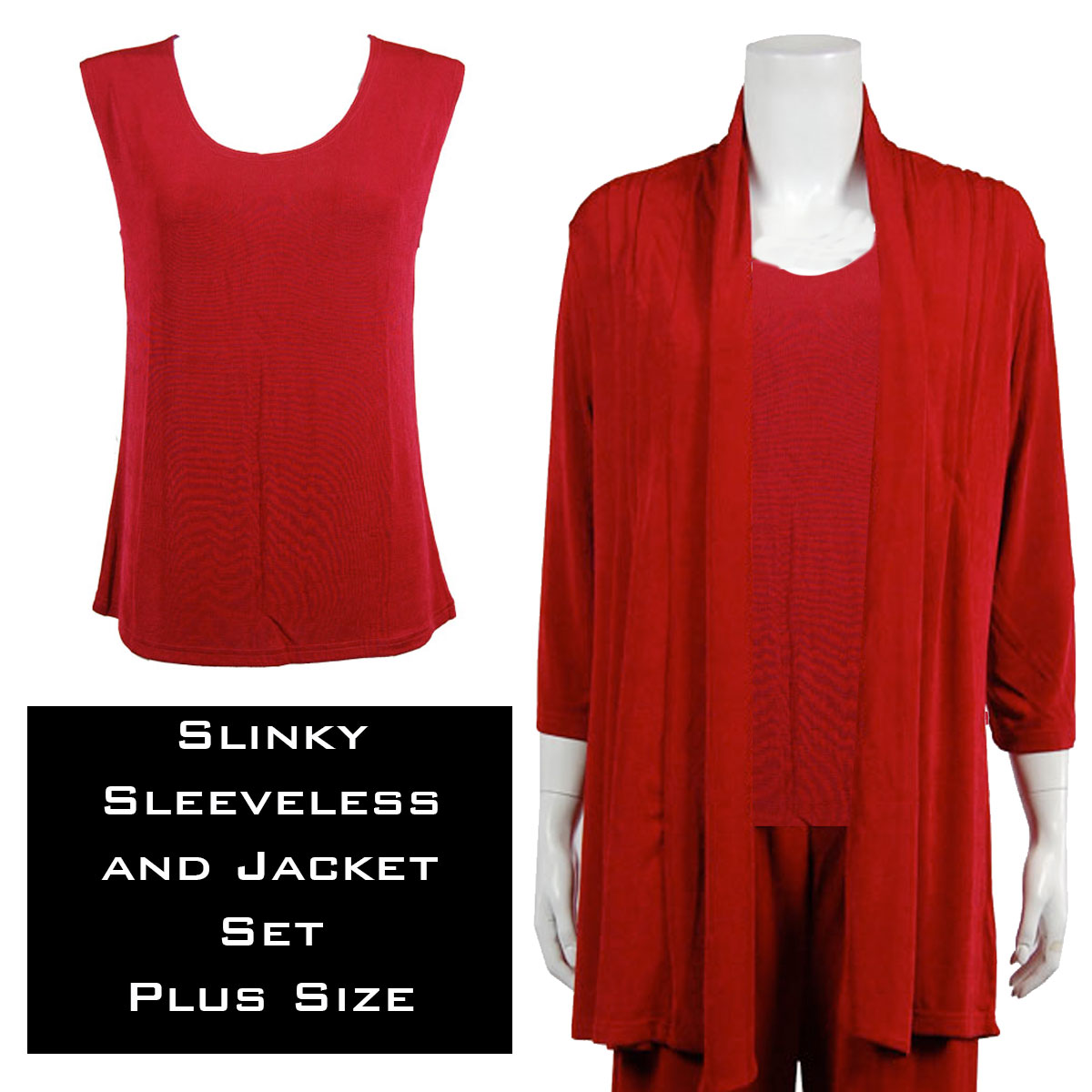 3432 - Slinky Jacket Set  DARK BROWN - One Size Fits Most