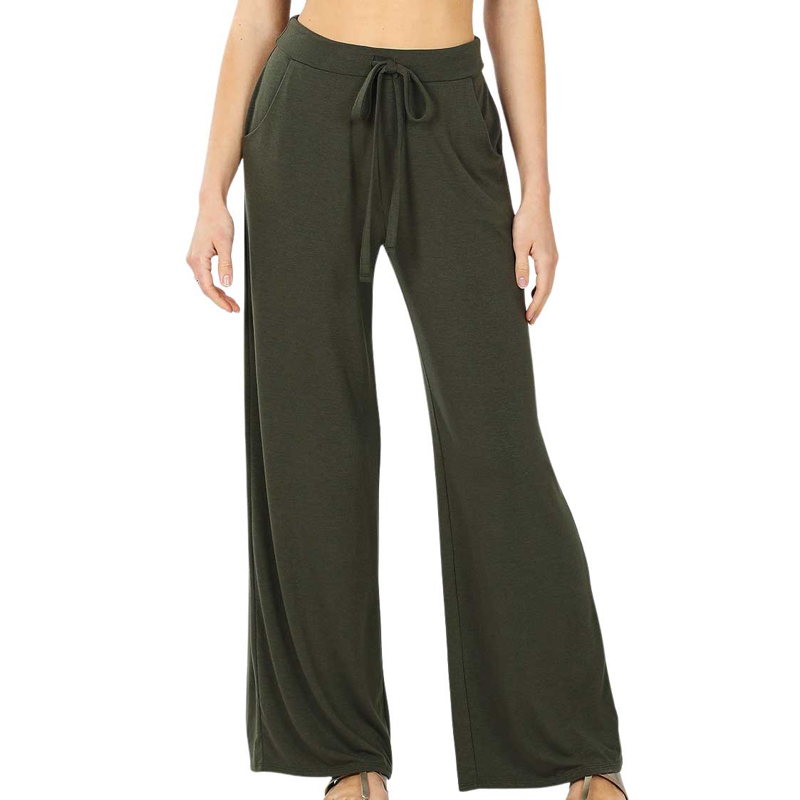 Lounge Pants - Loose Fit 1614 DARK OLIVE Lounge Pants - Loose Fit 1614 - Large