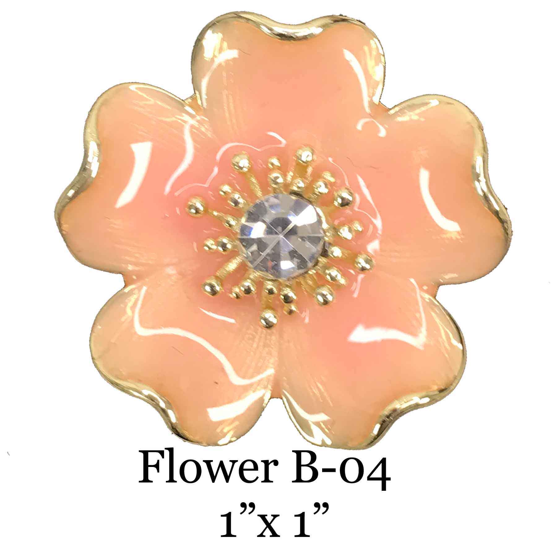 3700 - Magnetic Flower Brooches Flower - B05 - 1.25