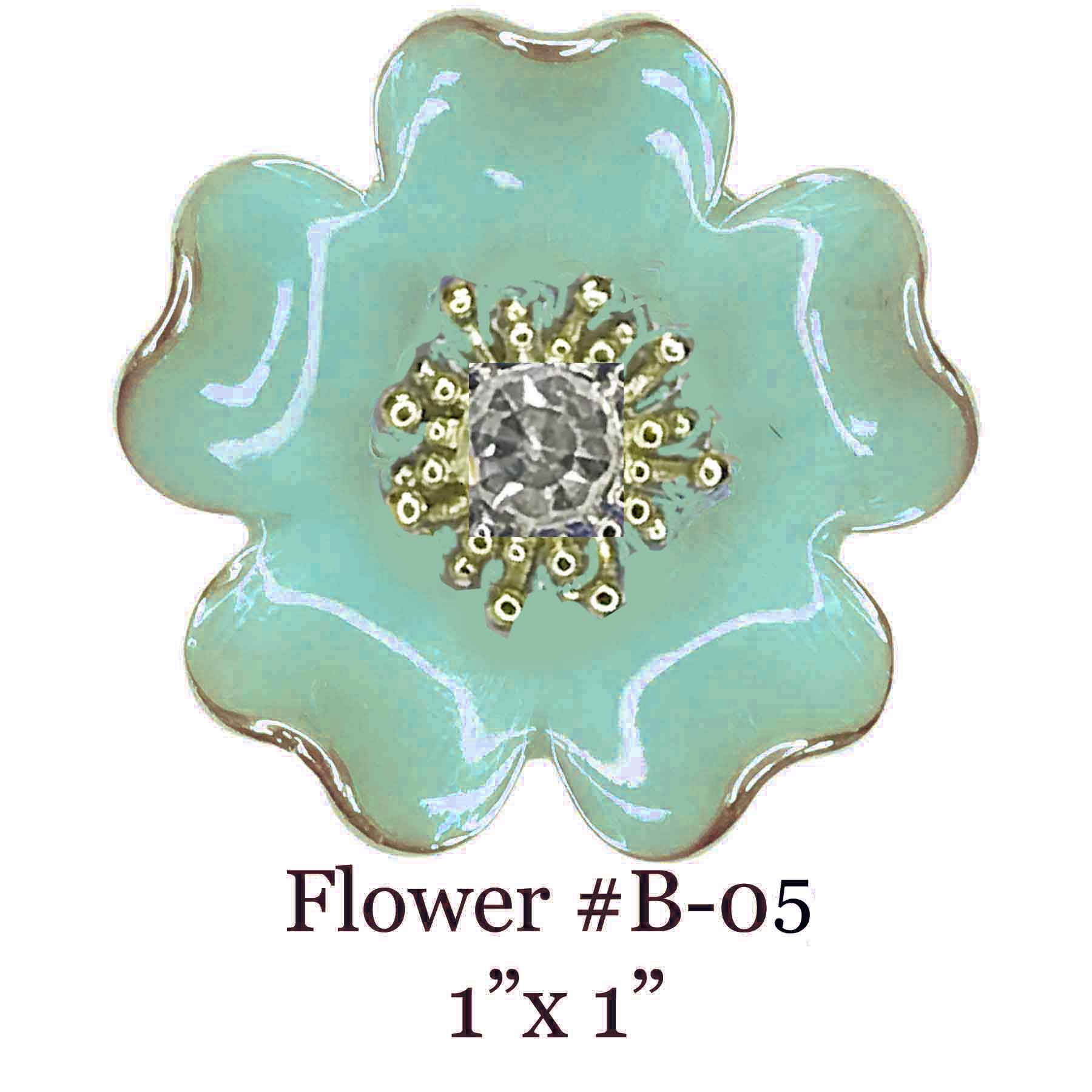 3700 - Magnetic Flower Brooches Flower - B06 - 1.25