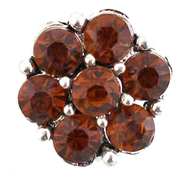 3815 - Small Diameter Magnetic Brooches 333 - Black - .75