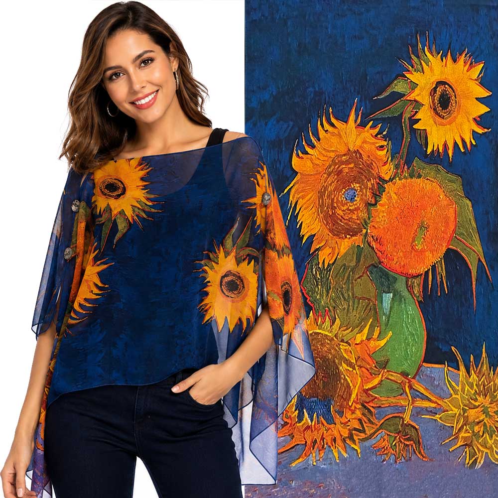 1799/T - Silky Six Button Ponchos
