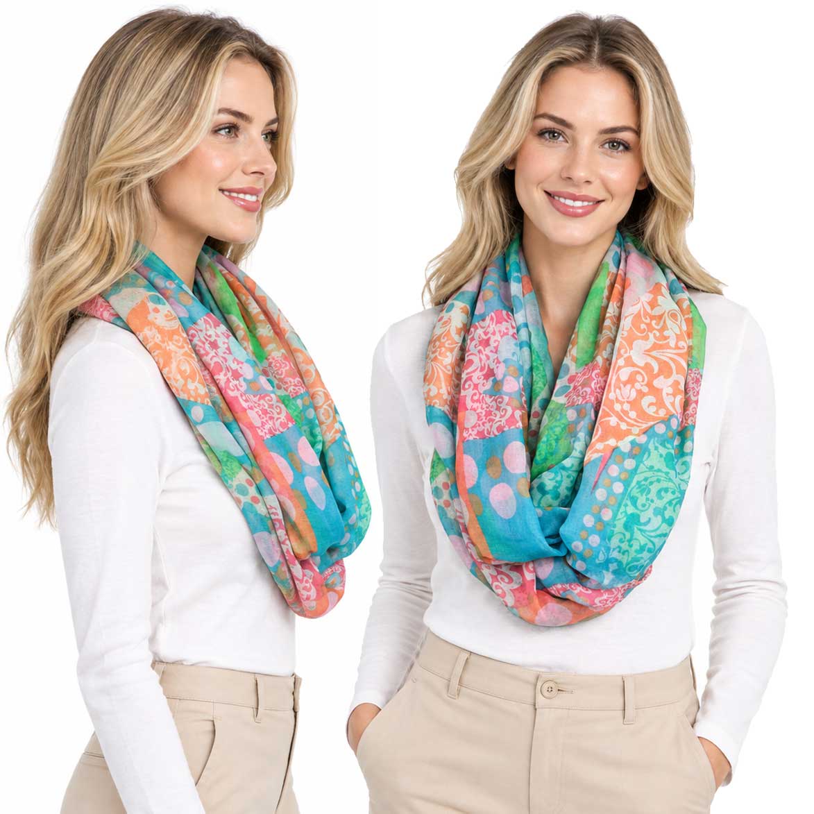 1803 - Wide Infinity Scarves