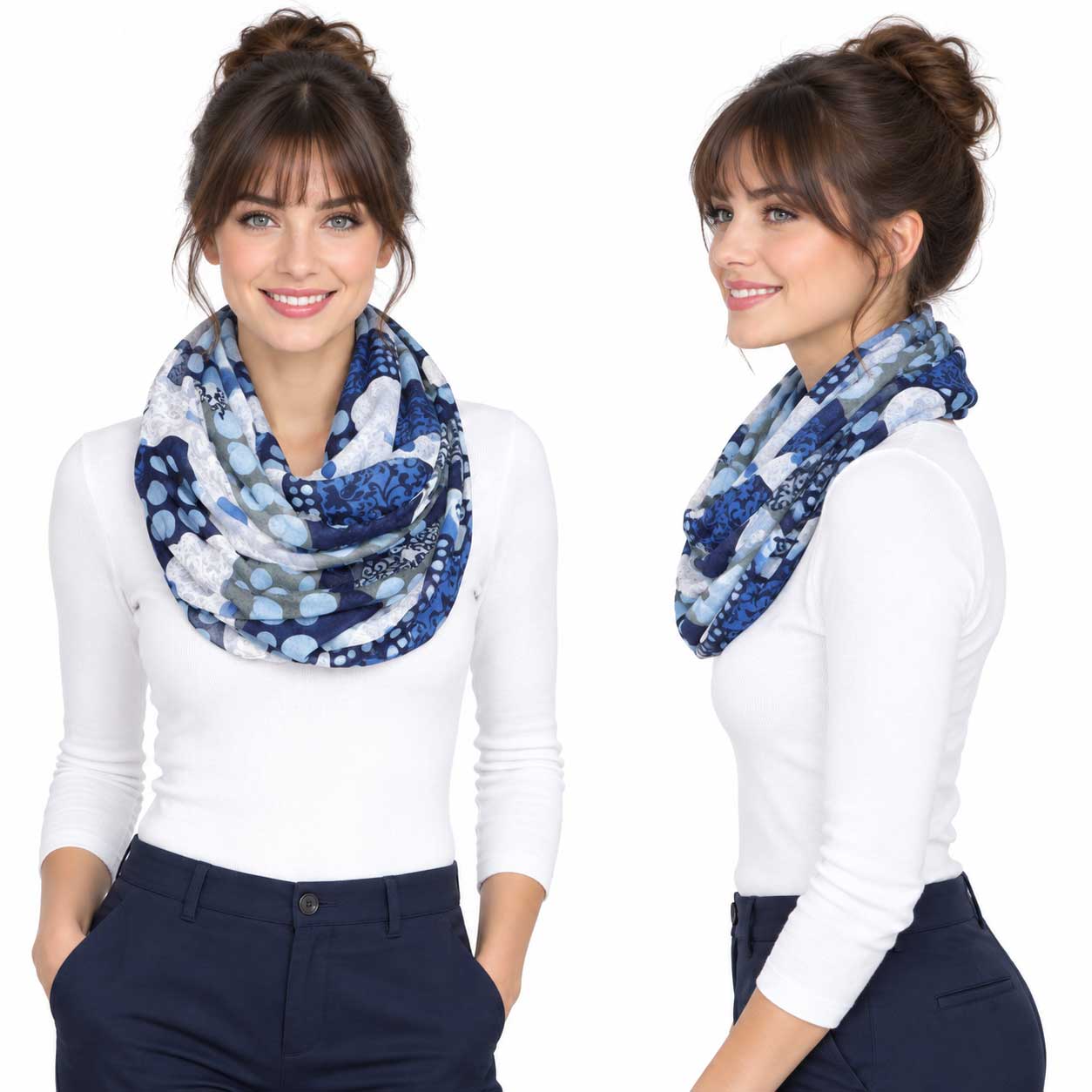 1803 - Wide Infinity Scarves