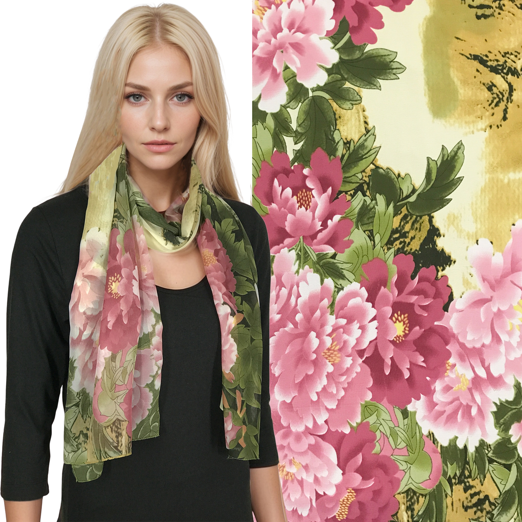 1909/T - Silky Dress Scarves