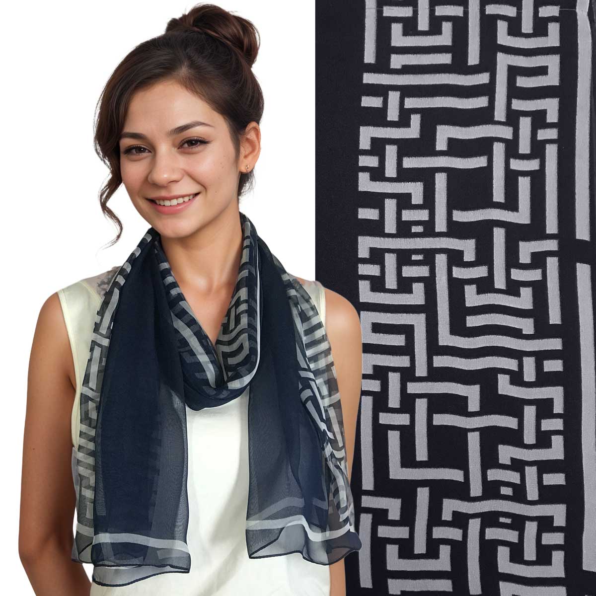 1909/T - Silky Dress Scarves