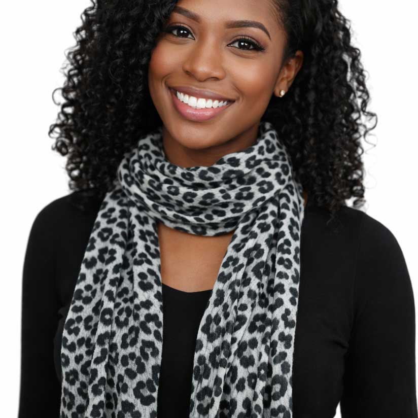 Leopard Print 3162 - Grey