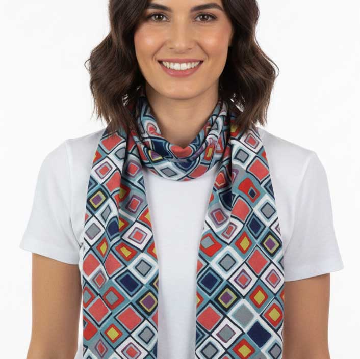 Geometric 3158 - Blue