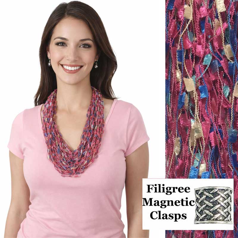 2503 - Magnetic Confetti Thread Necklace