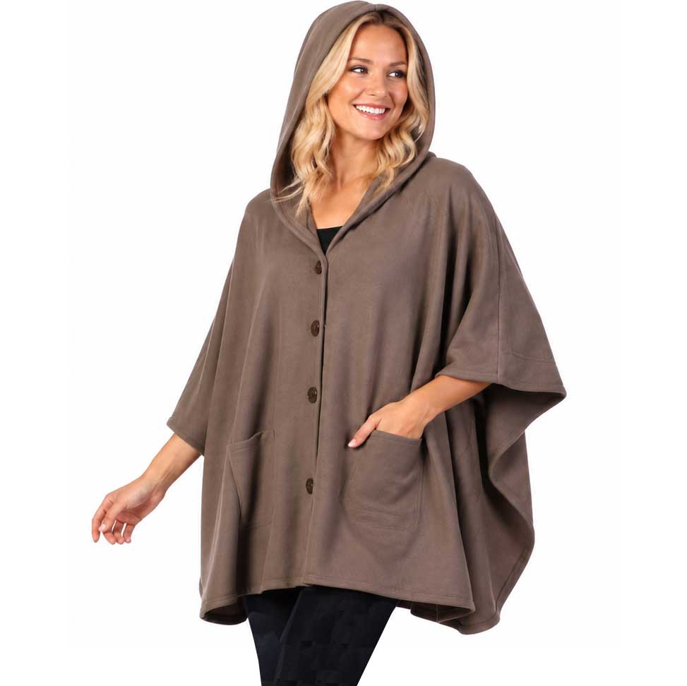 8708 - Hooded Capes with Pockets 